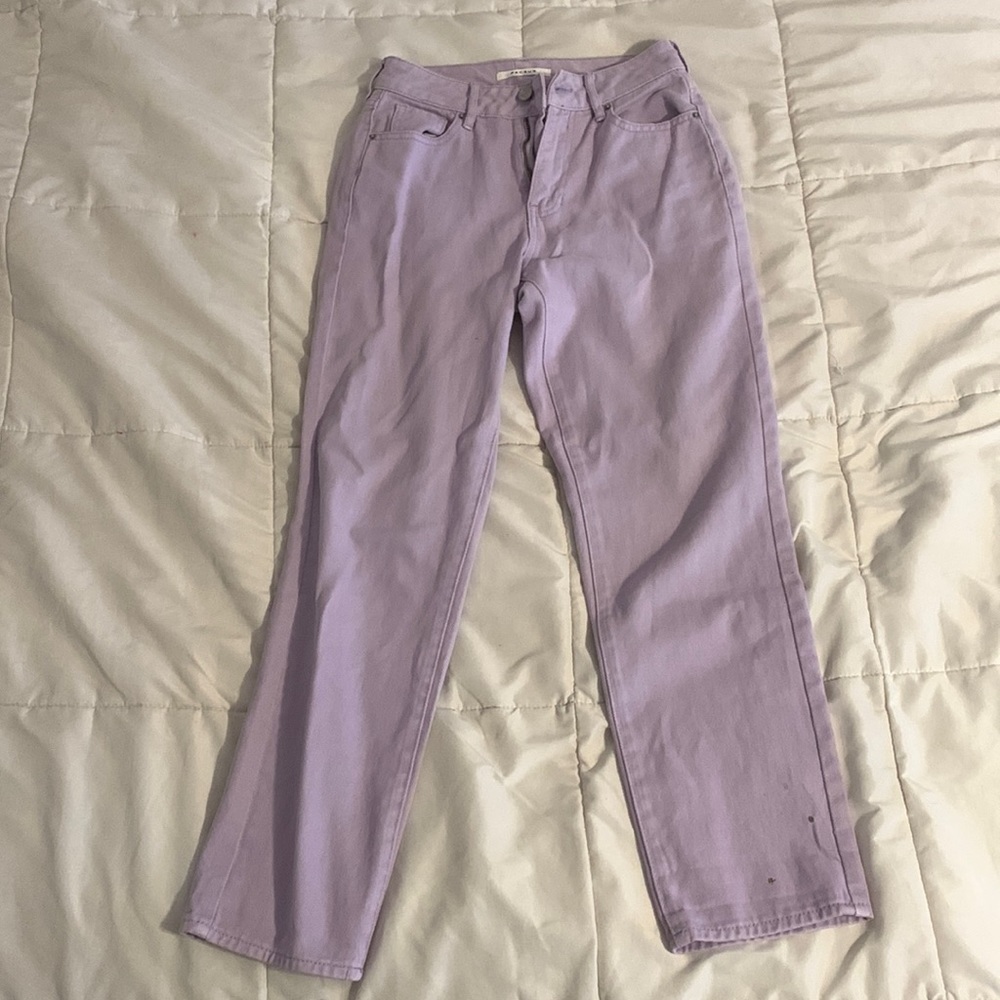 Purple pacsun mom jeans